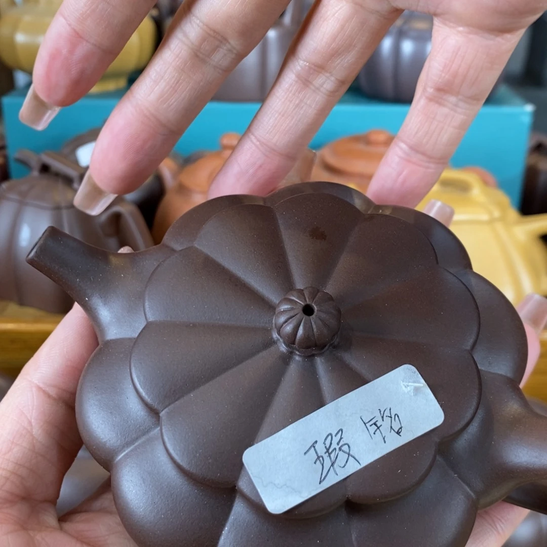 茶壶紫砂铭*原矿泥料手工壶直播间