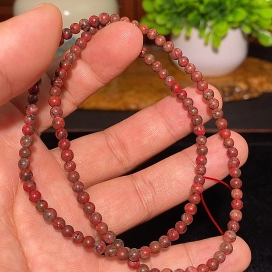 箐***悦天然辰砂原石手串