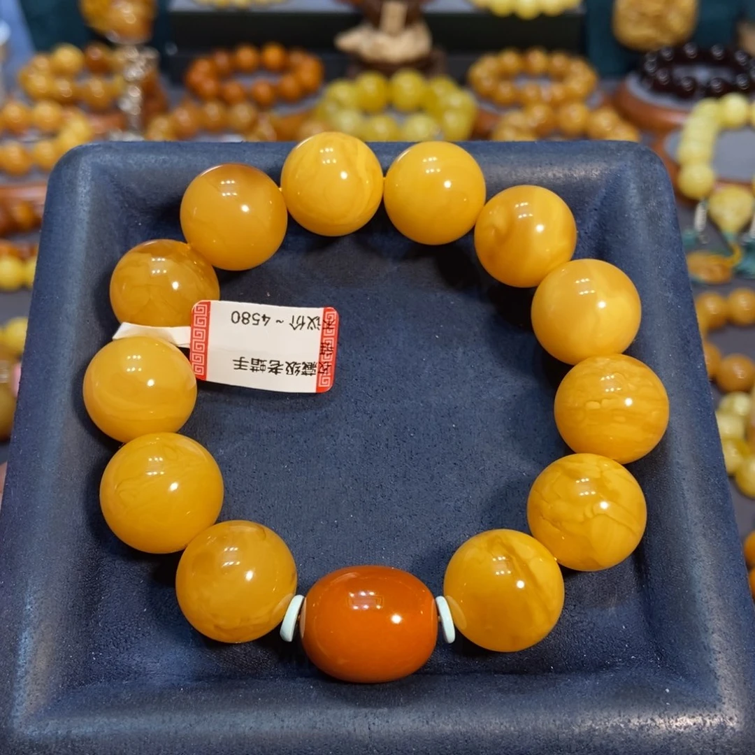 蜜蜡手链未镶嵌蜜蜡