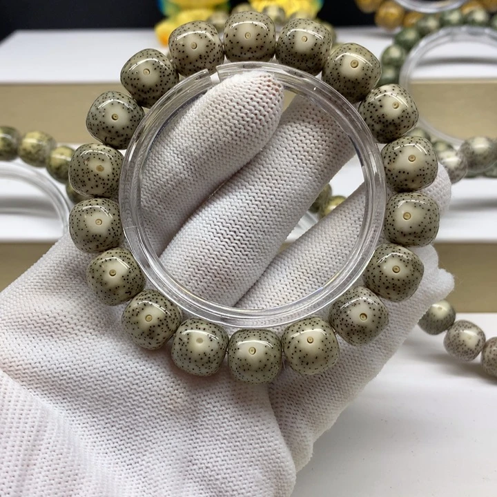 星月菩提手串19号 月留白小细星无烟花13/12