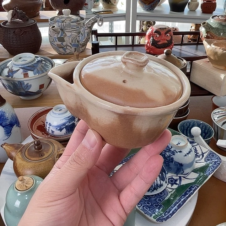 心***姐瓷片萩烧宝瓶一个好看的