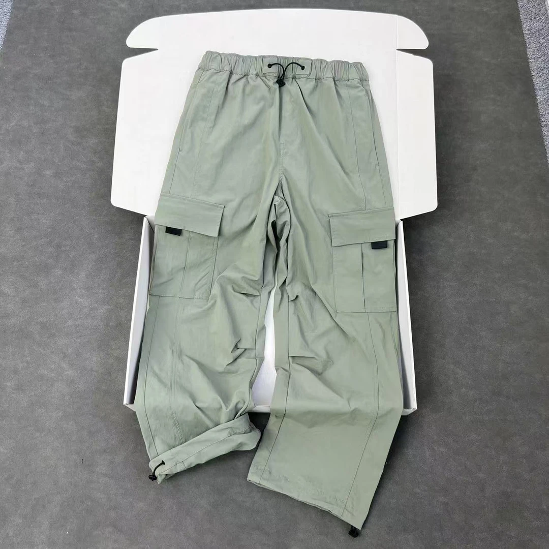 西单牛货 品质超好 男士松紧腰宽松直筒弹力休闲长裤工装裤