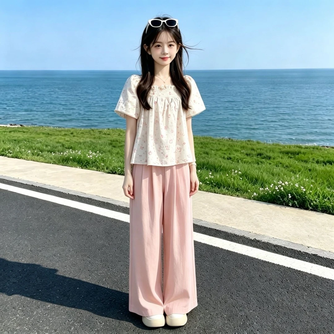 史努比女童套装2026新款韩版时髦中大童女孩休闲百爆款童装两件套