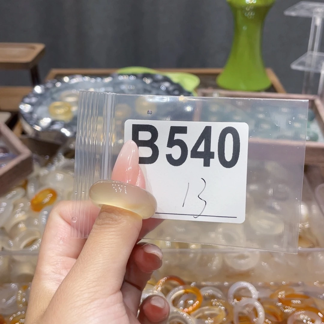 玛瑙/玉髓未镶嵌戒指540