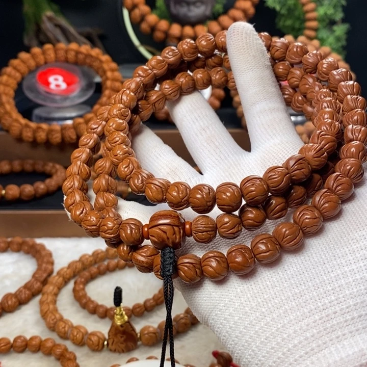 桃核吊坠李*秦岭龙纹