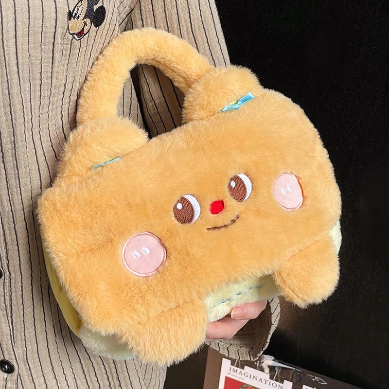 可爱小熊手提电暖袋暖手宝2025新款充电热水袋可拆洗冬天保暖神器
