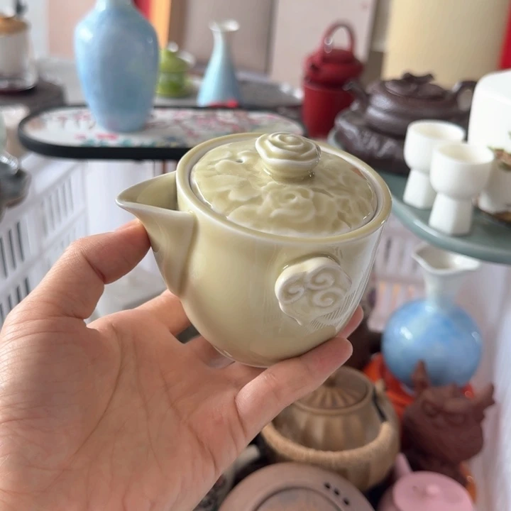 瓷片微瑕陶瓷茶具茶杯茶壶