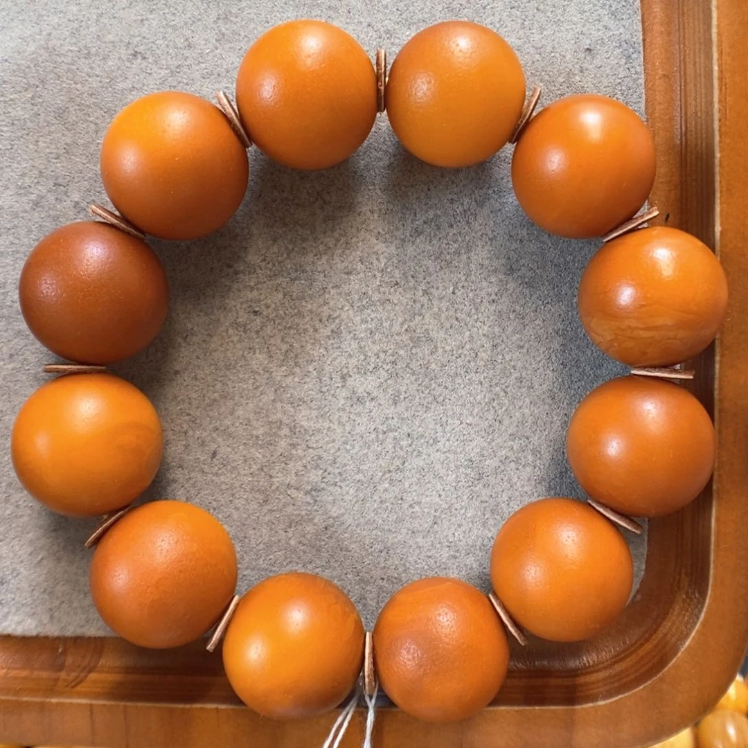 未镶嵌蜜蜡手串蜜蜡手串