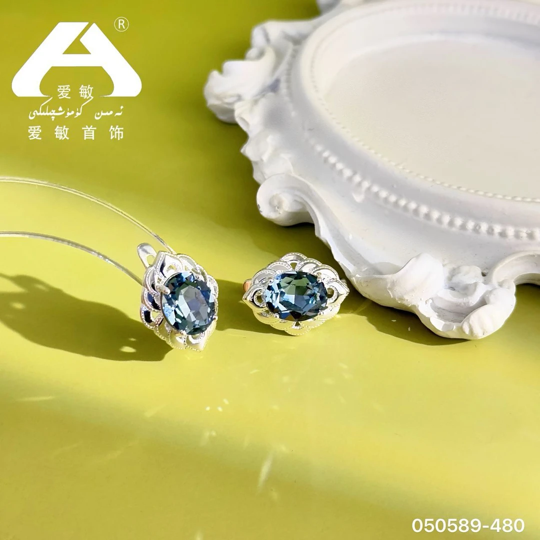 足银耳饰 爱敏首饰耳饰050589