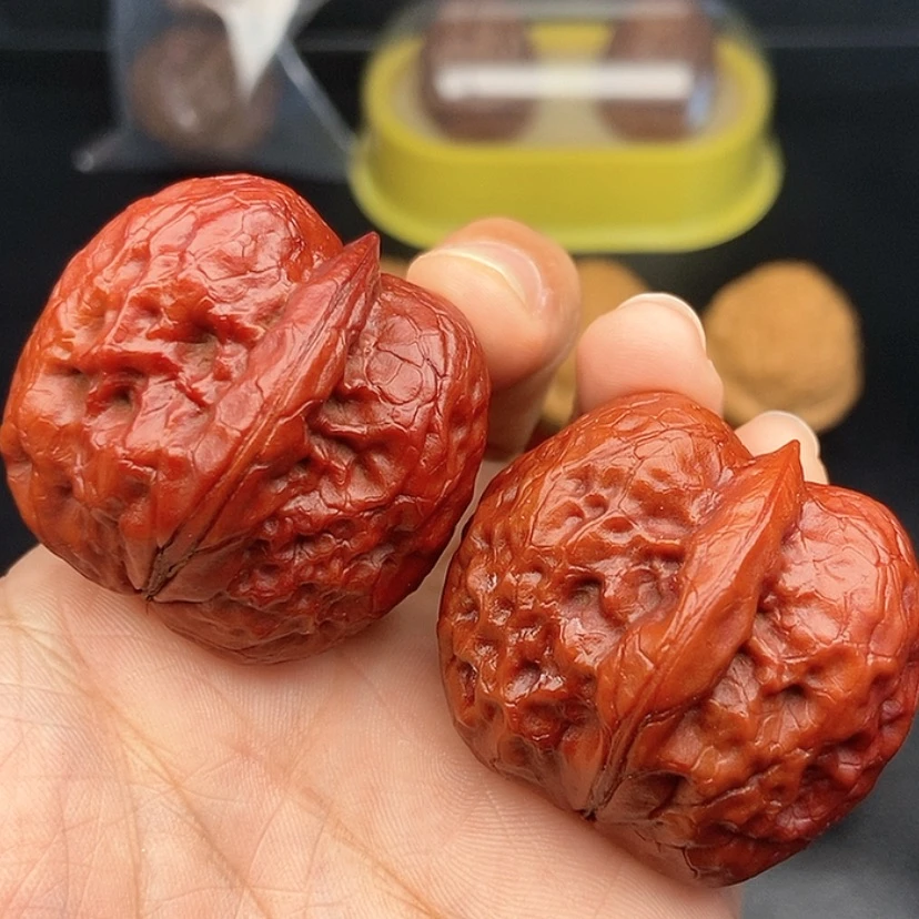 【闪购商品】把件文玩核桃39尺帝王筋元宝