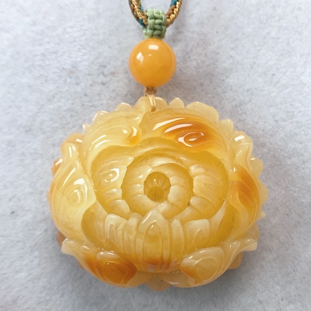 蜜蜡未镶嵌颈饰蜜蜡