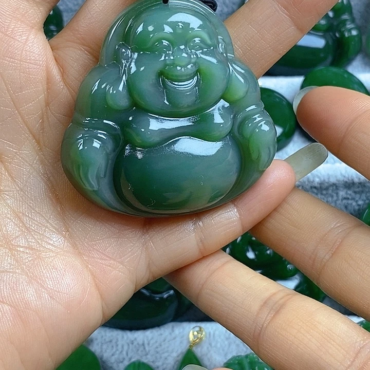 吊坠(不含链)未镶嵌和田玉（碧玉）49