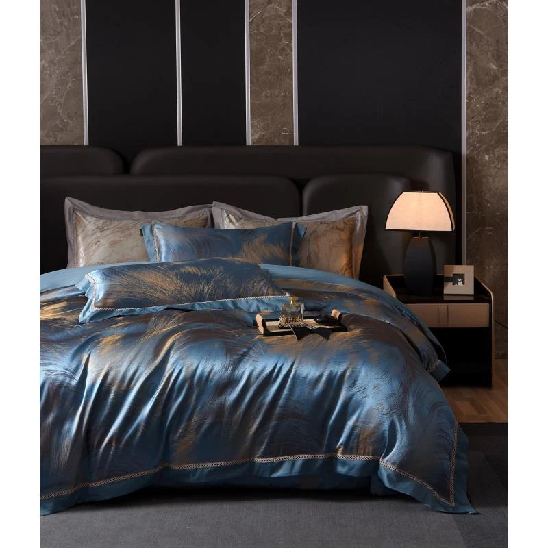 【新款】高奢重磅高精密四件套四季款--烟火人生