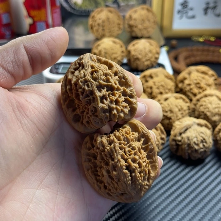 文玩核桃把件42南疆石