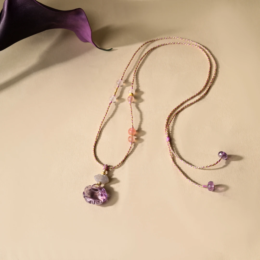 神仙驾到【如意】水晶项链 和田玉 南红