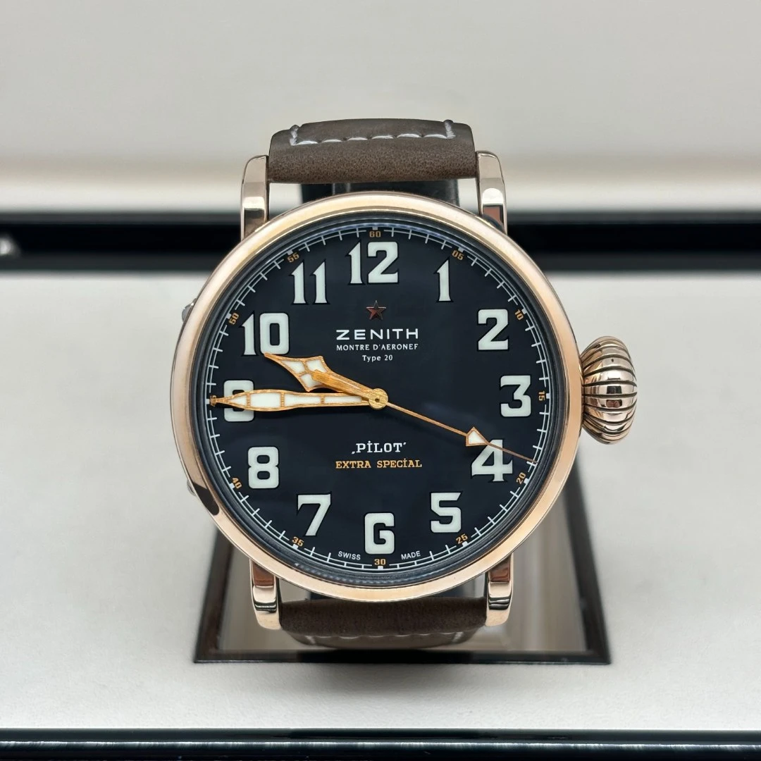 95新 Zenith/真力时 飞行员系列/自动/表径45mm