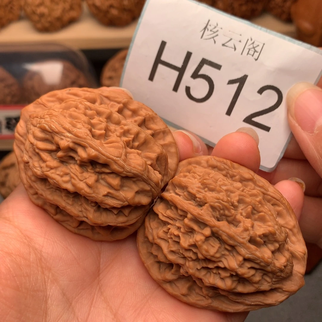 o***g文玩核桃把件43麦虎货头