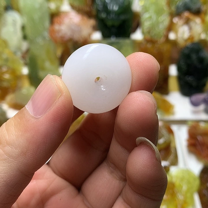 蛇纹石玉未镶嵌珠宝半成品