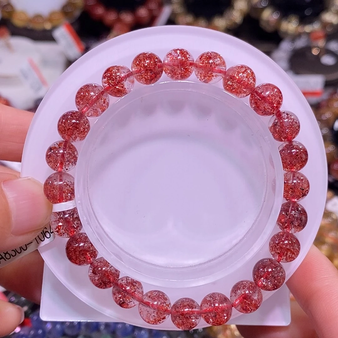 未镶嵌手链水晶金草莓8