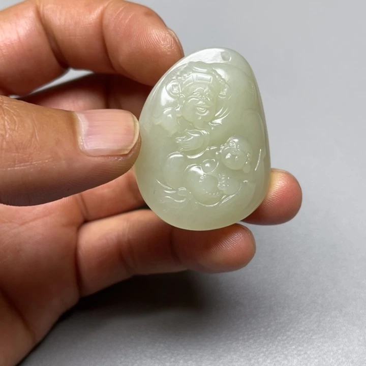 吊坠(不含链)未镶嵌和田玉洋*头