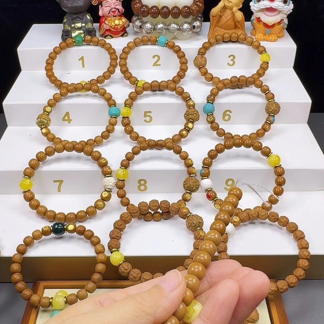 小***心猴头核桃吊坠猴头手串