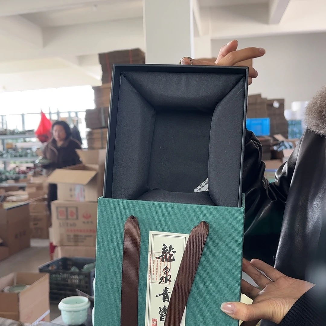 龙泉云间青瓷小米茶器