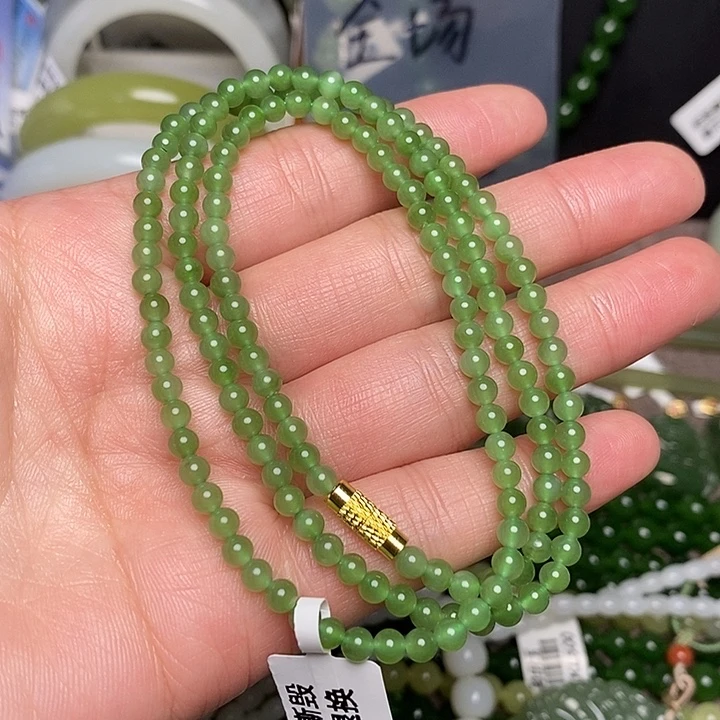 和田玉未镶嵌手链