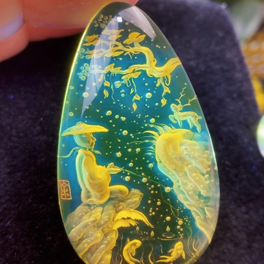 【闪购商品】金珀吊坠(不含链)未镶嵌