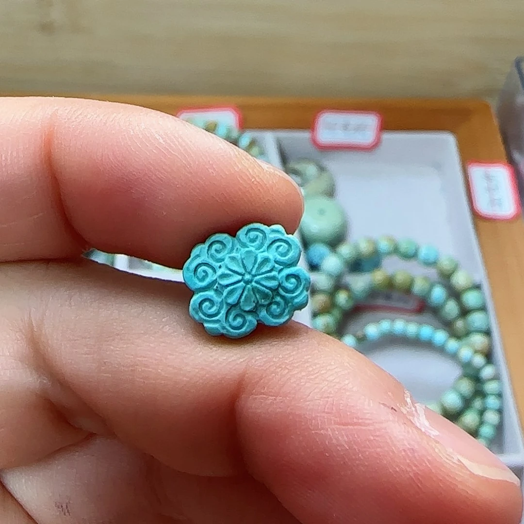 绿松石珠宝半成品未镶嵌