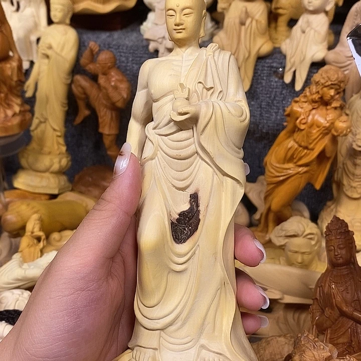 黄杨木黄杨木瑕疵地藏