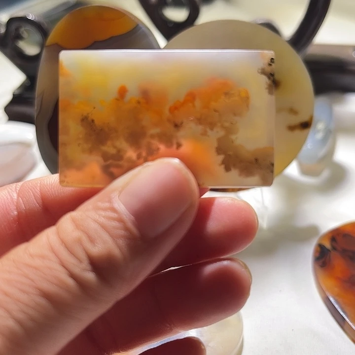 玛瑙/玉髓合金颈饰