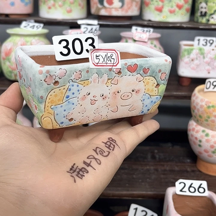 手工制作多肉花盆
