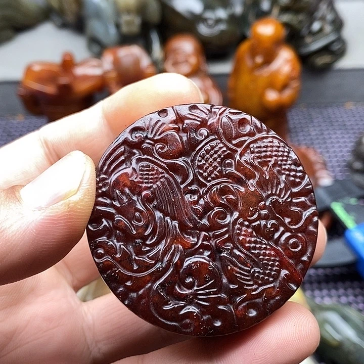 未镶嵌蛇纹石玉颈饰