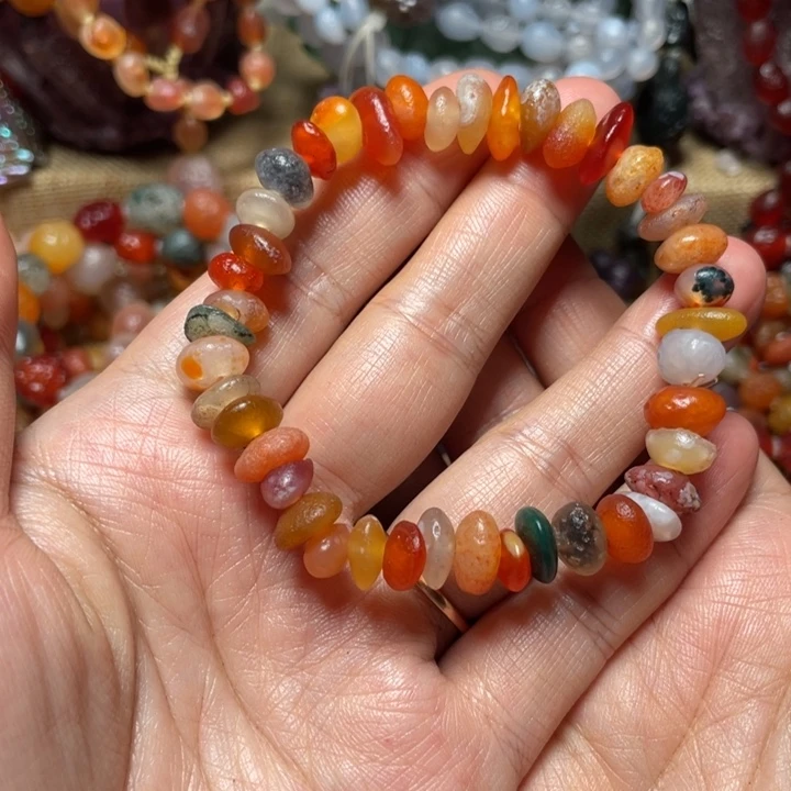 玛瑙/玉髓合金手链