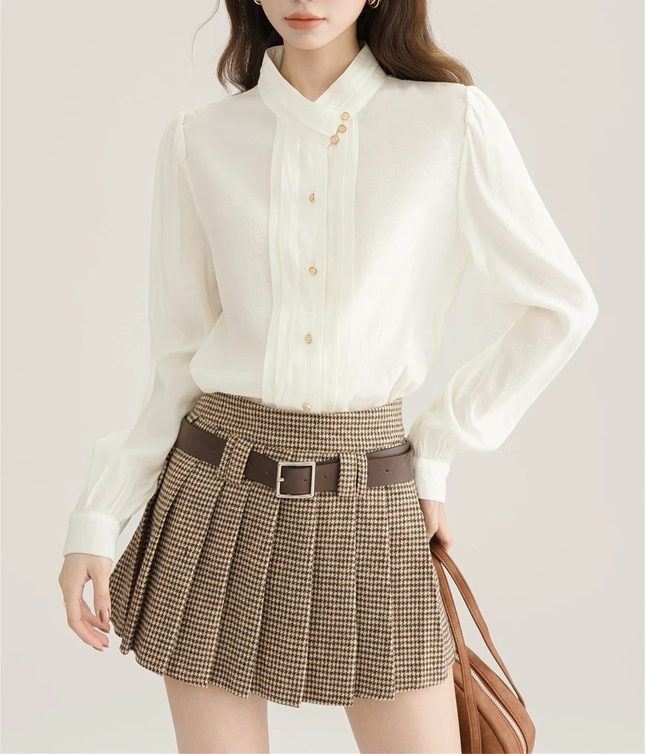 1301 轻奢系列 时尚重工设计感长袖衬衫（J16）