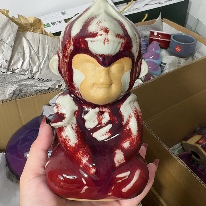 摆件陶郑家钧窑摆件