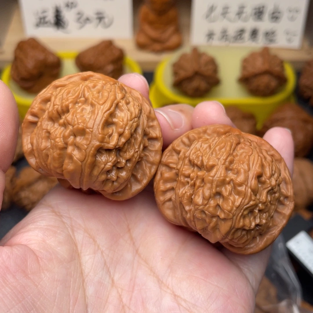 文玩核桃把件狮子40