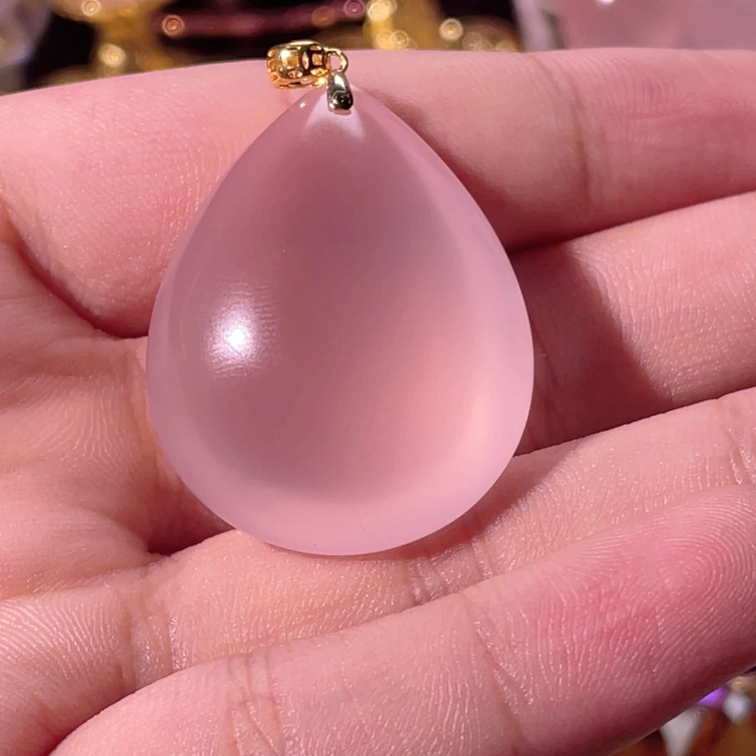颈饰18K金镶嵌水晶