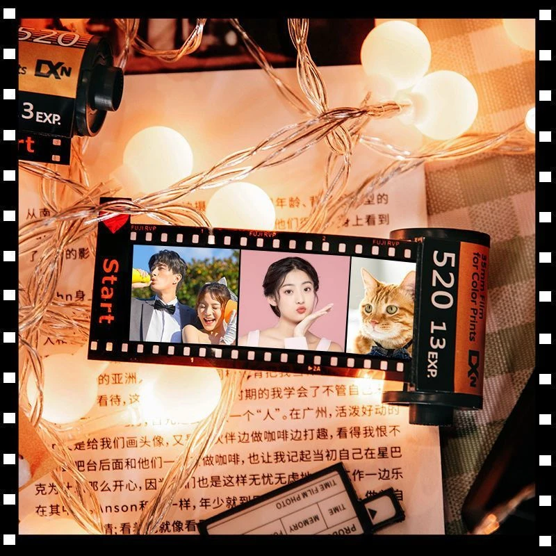 电影感胶卷相册复古手账DIY照片收藏册学生党毕业纪念礼物爆款