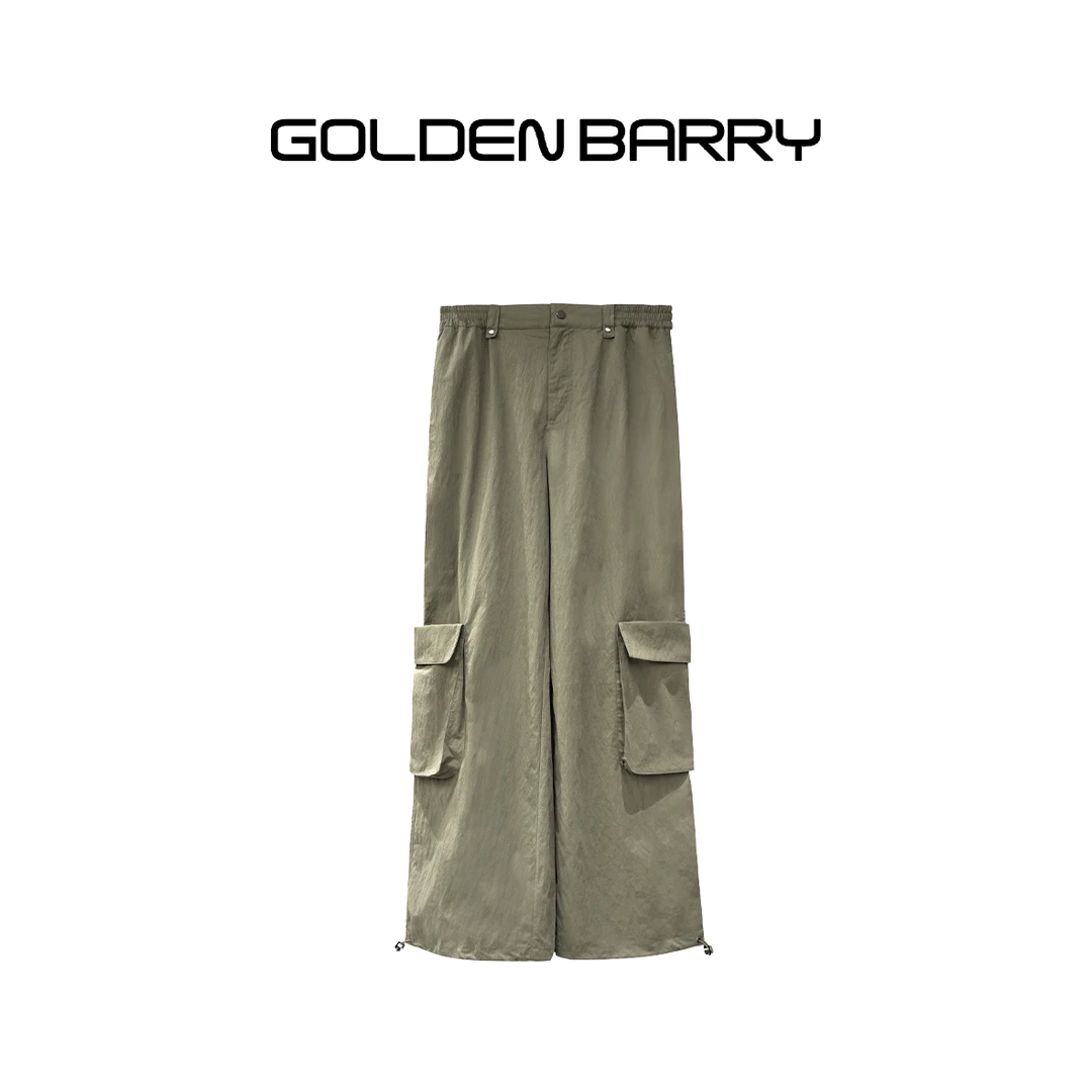 GOLDENBARRY|554012辣妹风肌理工装裤【微瑕1】
