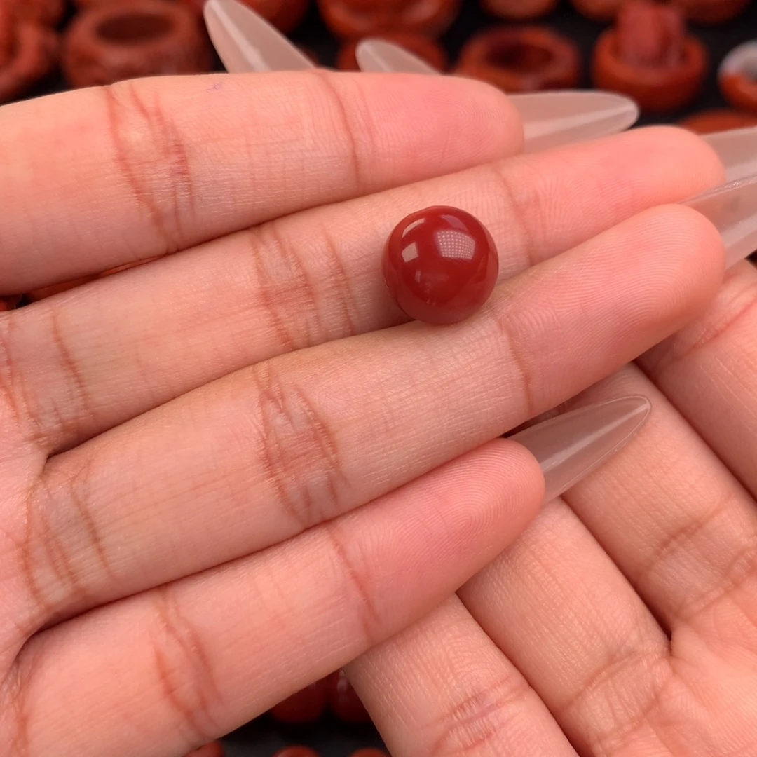 南红玛瑙圆珠11+未镶嵌