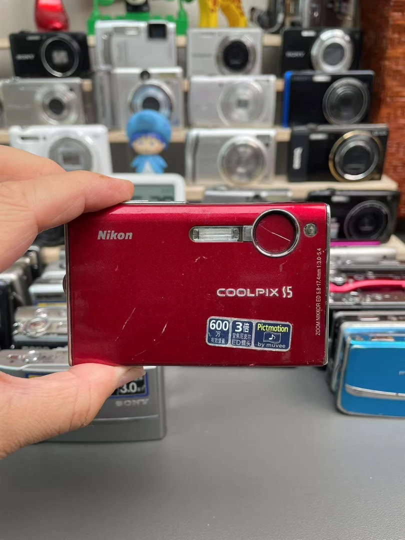 9新 Nikon/尼康 S5 全套配件 数码CCD相机 福利价