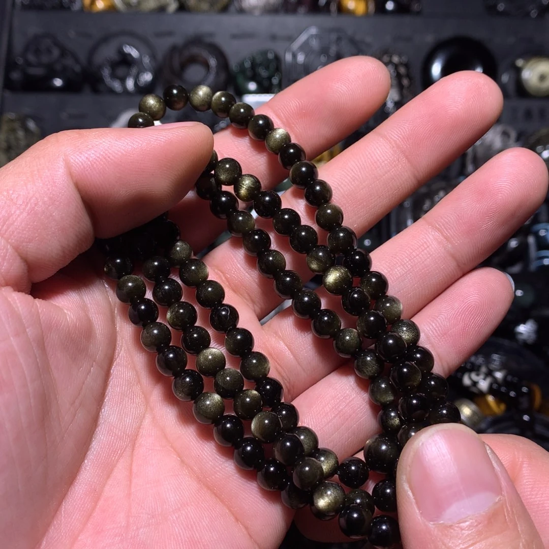 黑***生黑曜岩未镶嵌珠宝奇石