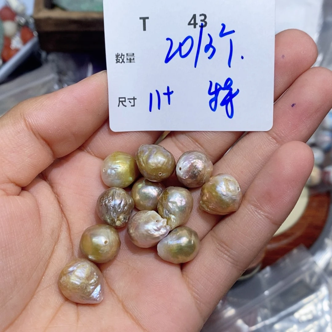 淡水珍珠银S925镶嵌颈饰T43