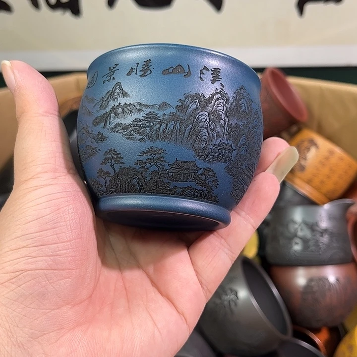 茶杯紫砂全手工紫砂主人杯