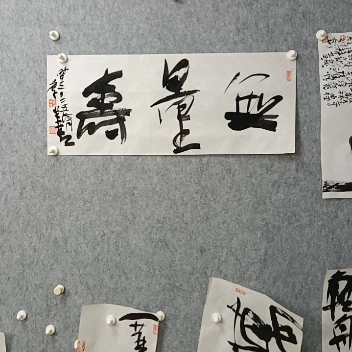 书法保*无量寿是的是的68*25