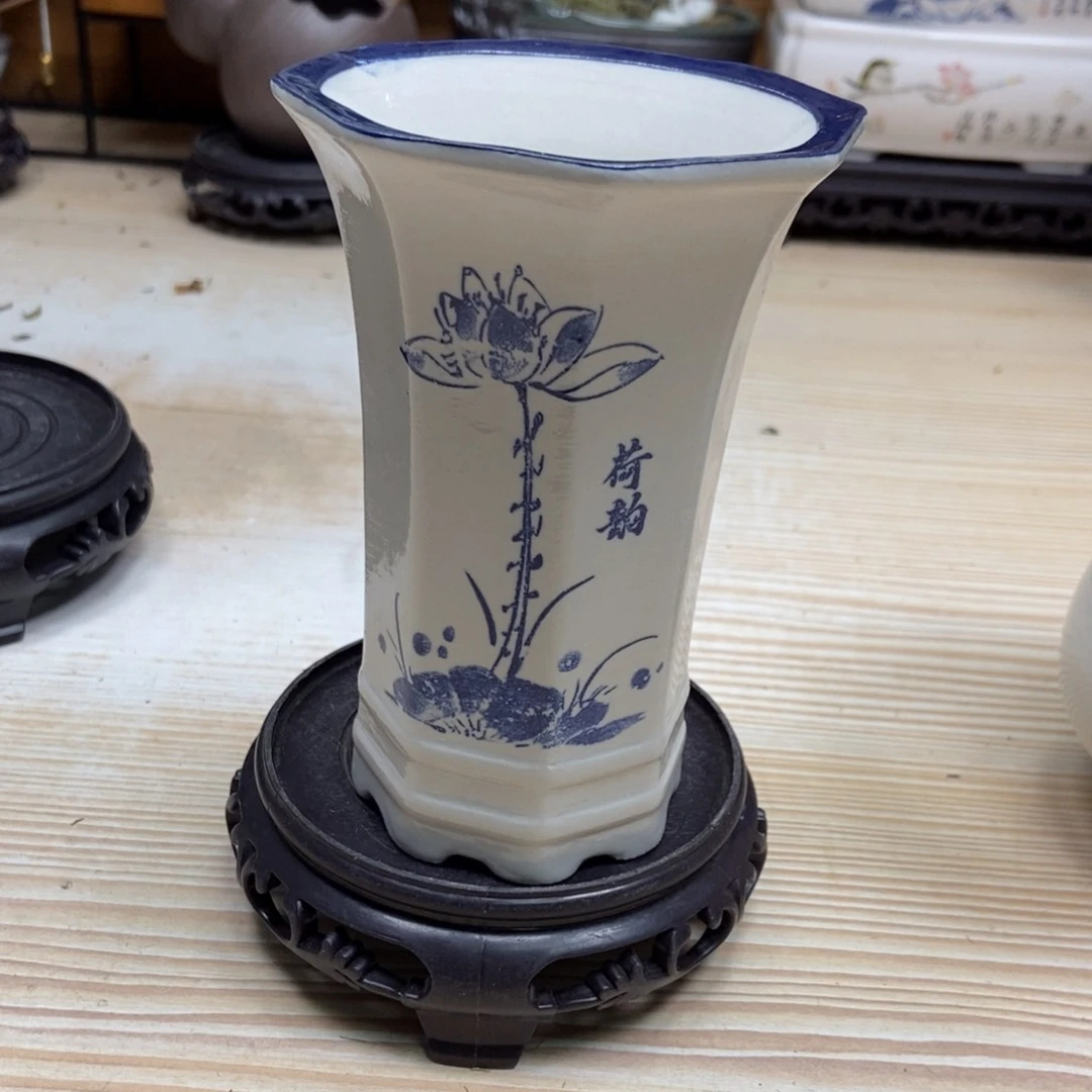 瓷片陶瓷花盆陶瓷艺术