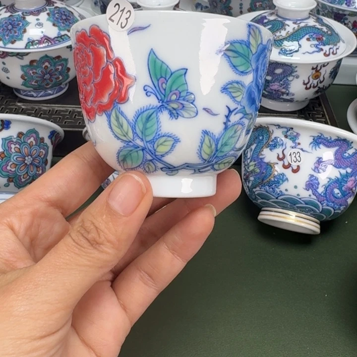 沙沙手绘手工茶具213