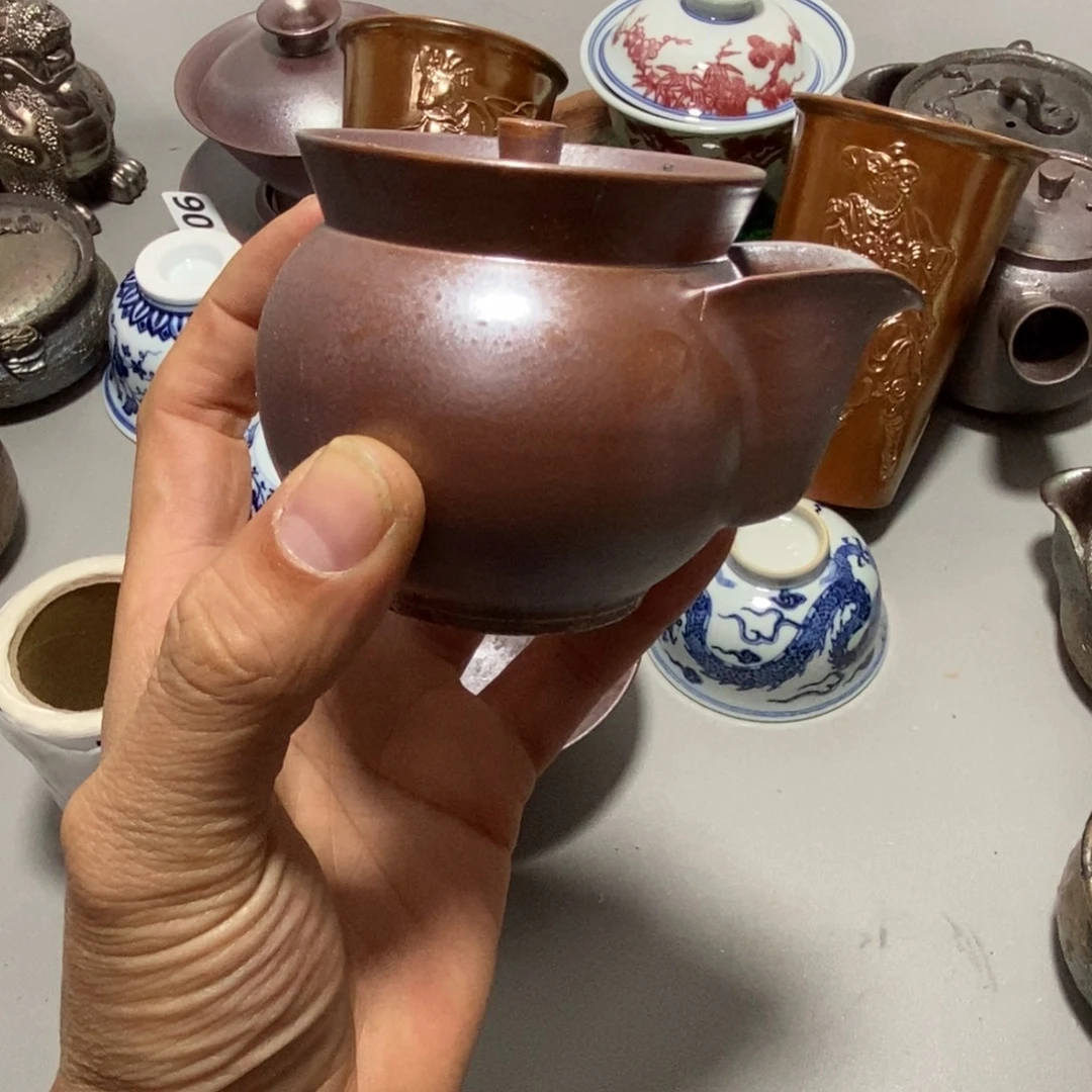 柴烧茶具陶瓷杯子