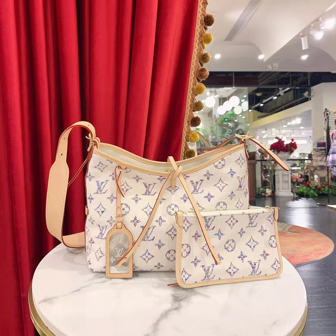 95新 LouisVuitton/路易威登 好好/航海系列帆布包芯片款11560824
